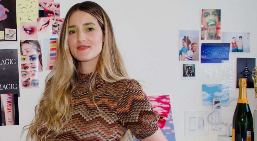 Euphoria-inspired make-up dazzles at Australian Fashion Week